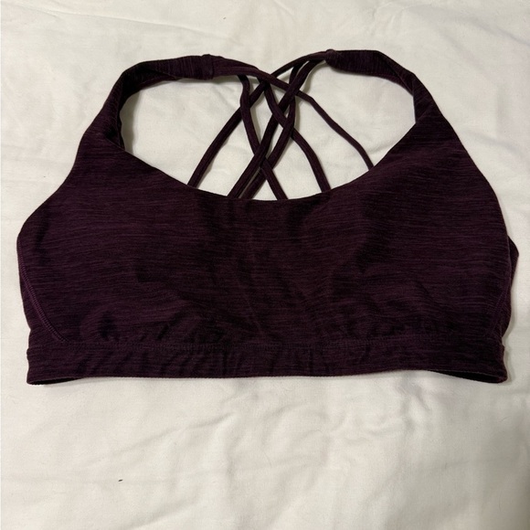 Victoria's Secret Other - Victoria's Secret Strappy Cross-Back Bralette in Plum